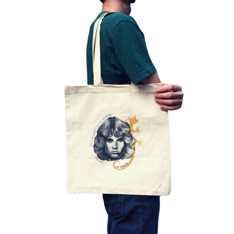 Jim Morrison Tote Bag