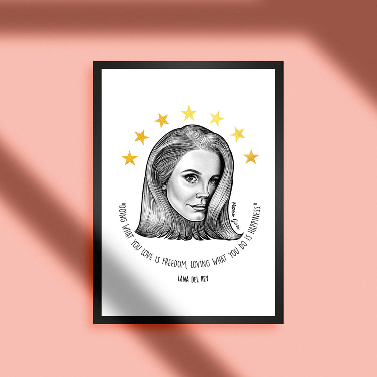 Lana del Rey Ilustração - Patrícia Girão