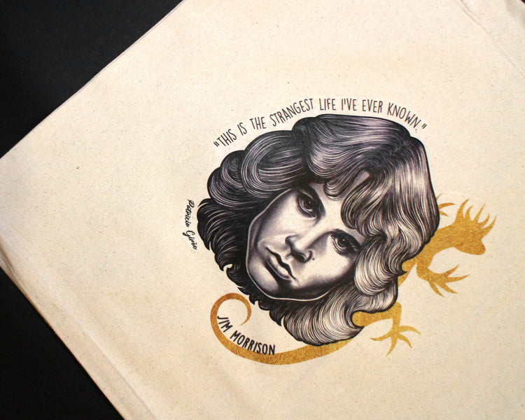 Jim Morrison Tote Bag - Patrícia Girão