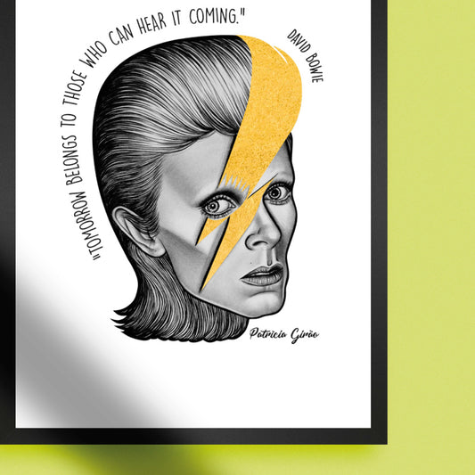 David Bowie Ilustração - Patrícia Girão