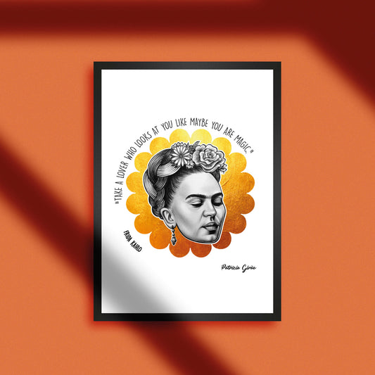 Frida Kahlo Ilustração - Patrícia Girão