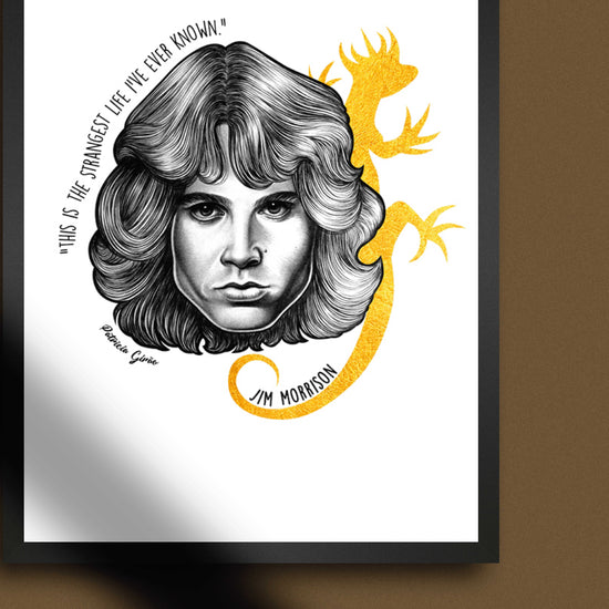 Jim Morrison Ilustração - Patrícia Girão