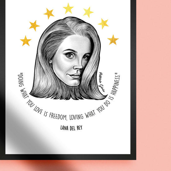 Lana del Rey Ilustração - Patrícia Girão