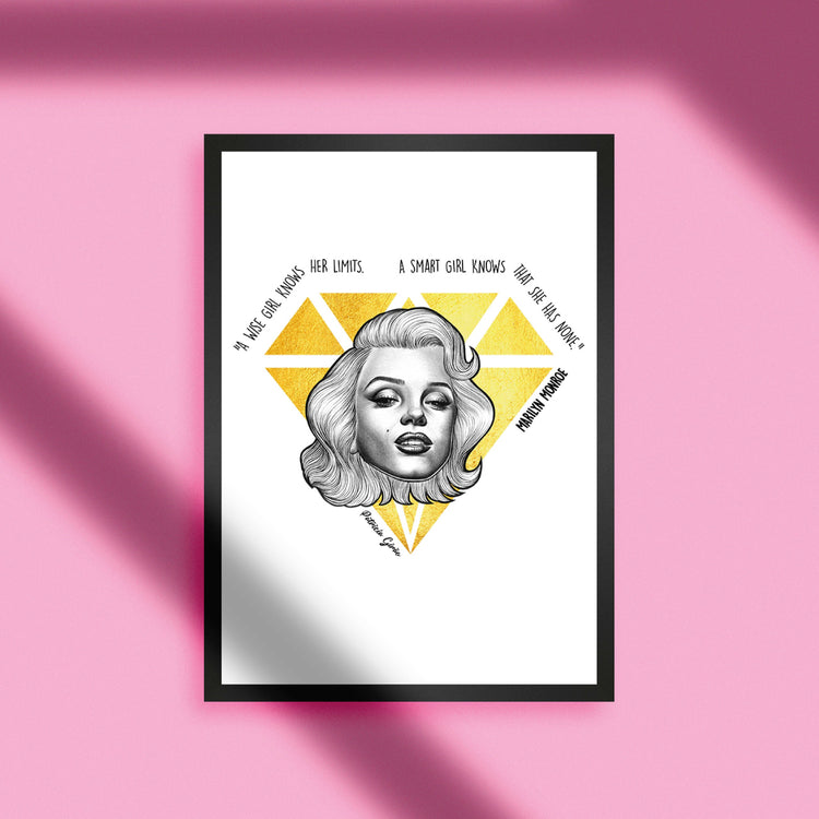 Marilyn Monroe Ilustração - Patrícia Girão