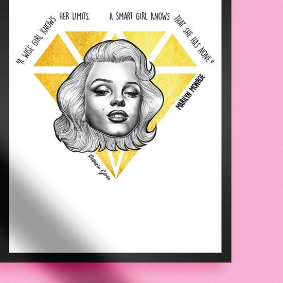 Marilyn Monroe Ilustração - Patrícia Girão