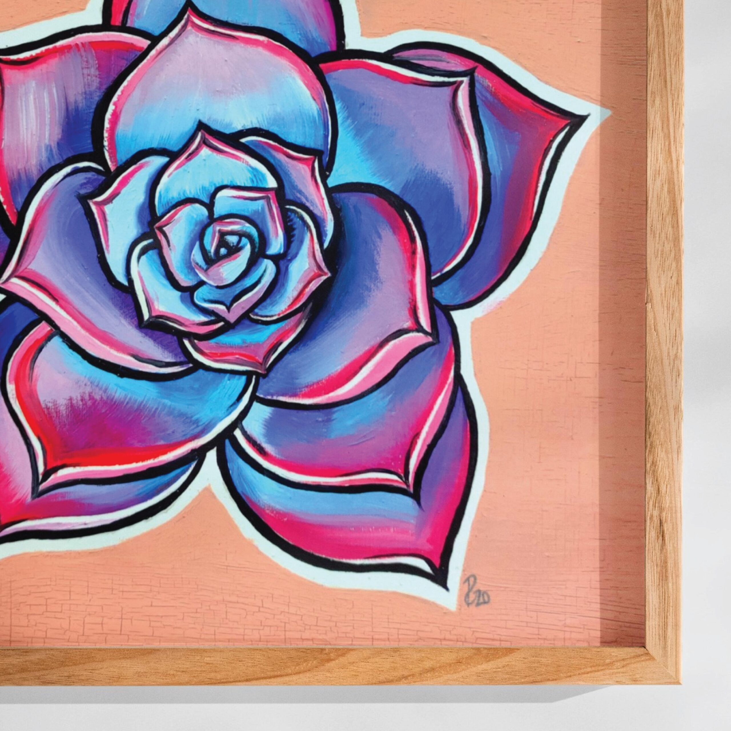 "Echeveria" - Pintura a Óleo - Image 2