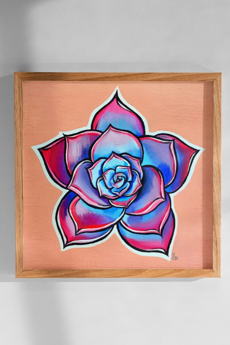 "Echeveria" - Pintura a Óleo