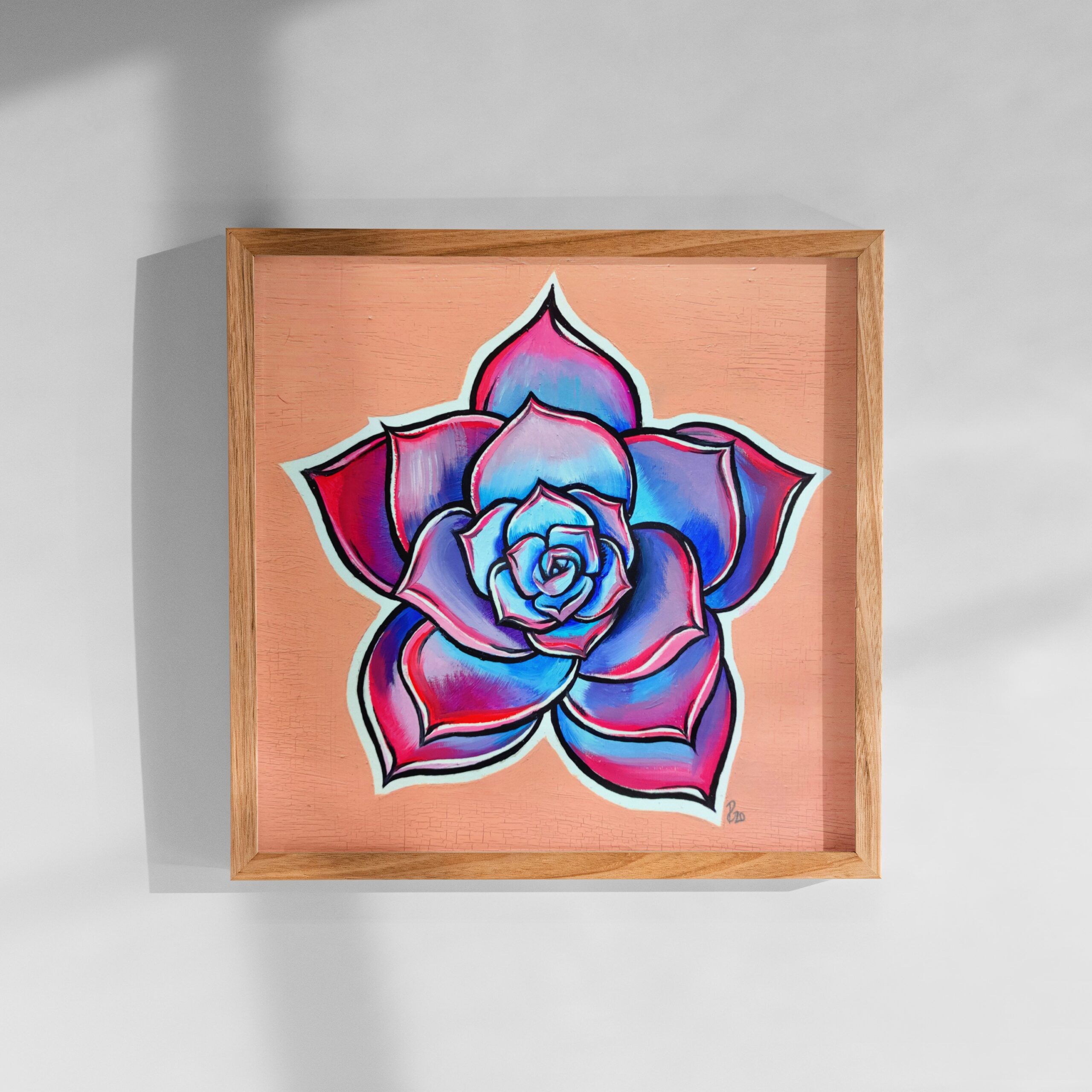 "Echeveria" - Pintura a Óleo