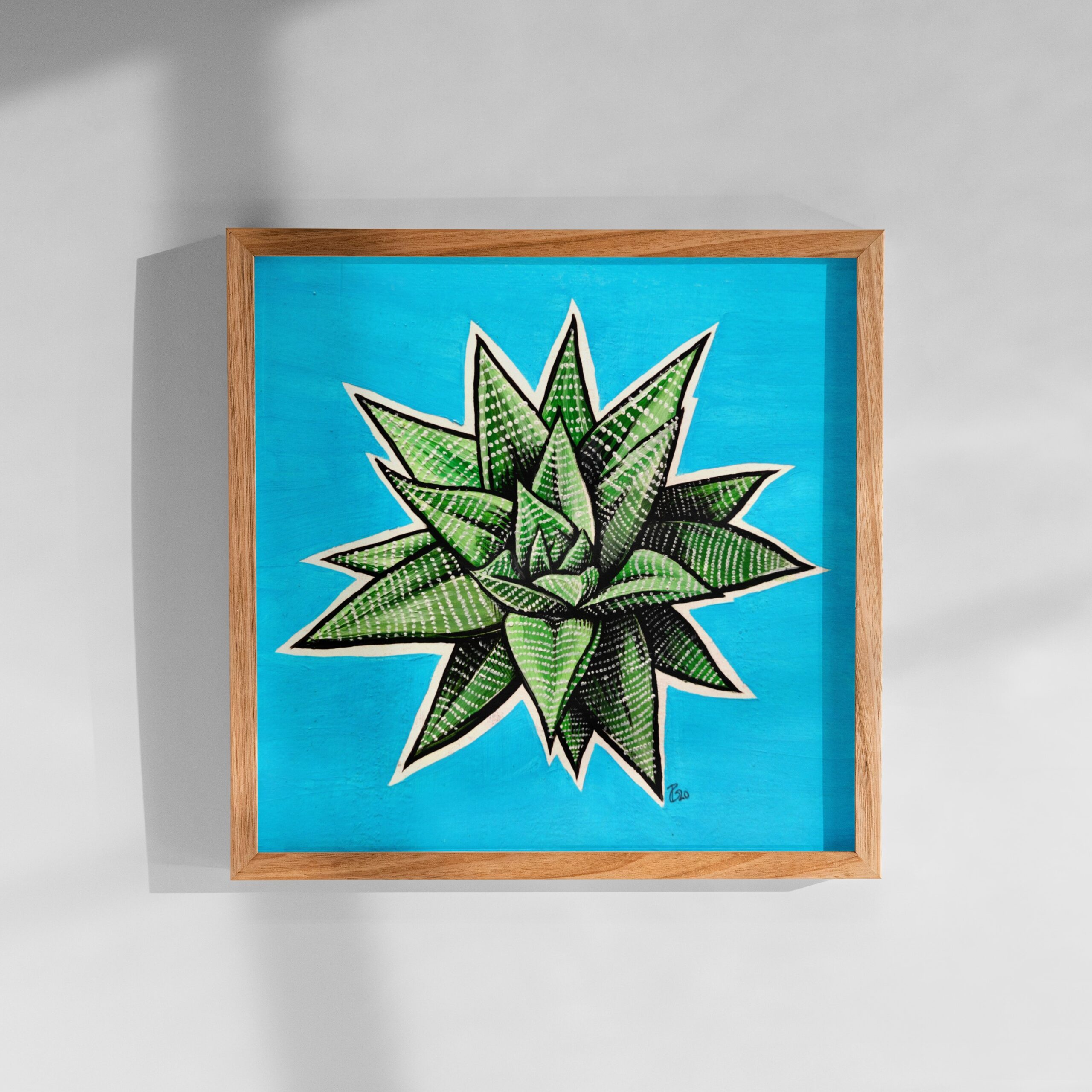 "Haworthia" - Pintura a Óleo